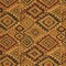 Aztec - Gold & Yellow,Orange & Rust Abstract & Geometric,Global,Southwestern Upholstery Fabric 54 Inches"